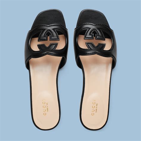 gucci women slide sandal|affordable gucci slides.